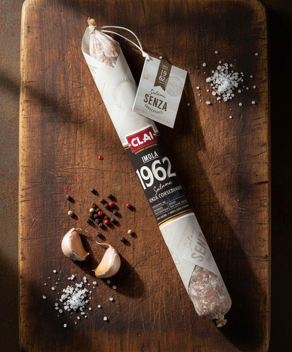 clai-salame-imola-1962-sans-conservateurs-salami-italien image 1