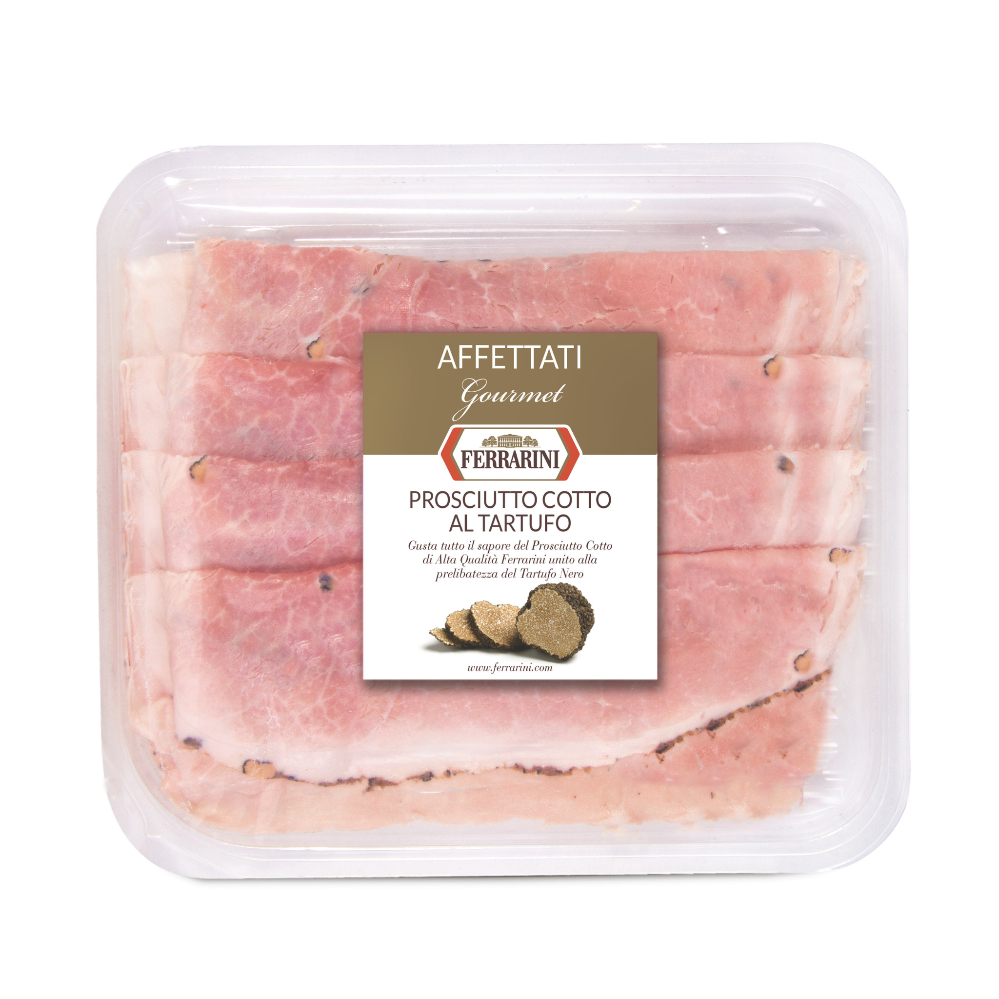 ferrarini-prosciutto-cotto-al-tartufo-jambon-cuit-truffe-noire-en-barquette image 1