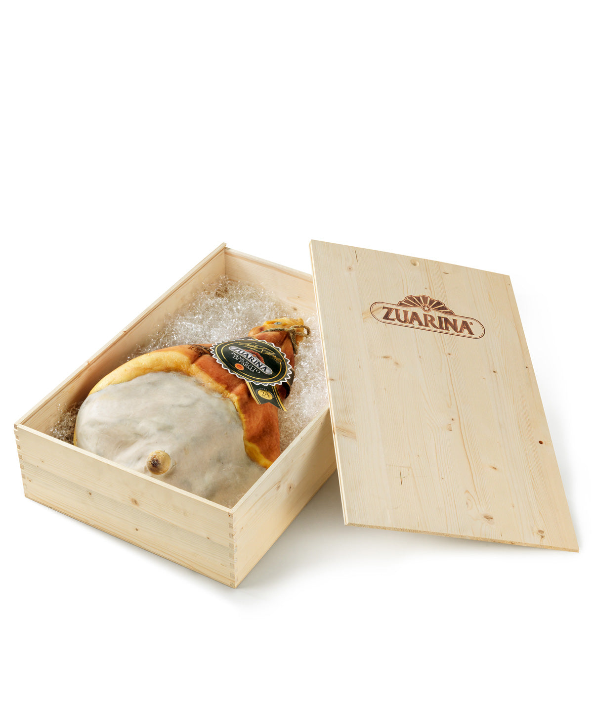 clai-prosciutto-crudo-di-parma-dop-zuarina-24-mois-avec-os-en-bo-te-bois image 2