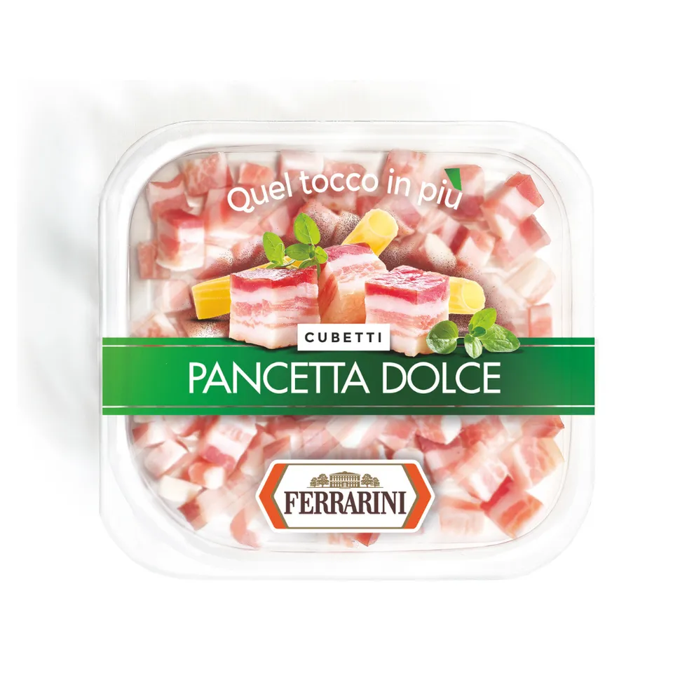 ferrarini-cubetti-di-pancetta-dolce-barquette-pancetta-douce-en-cubes-sans-glute image 1