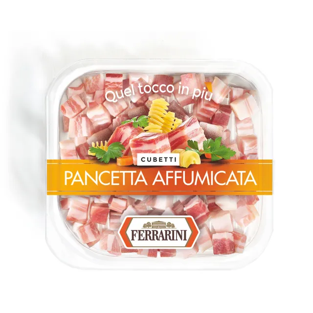 ferrarini-cubetti-di-pancetta-affumicata-barquette-pancetta-fum-e-en-cubes-sans- image 1