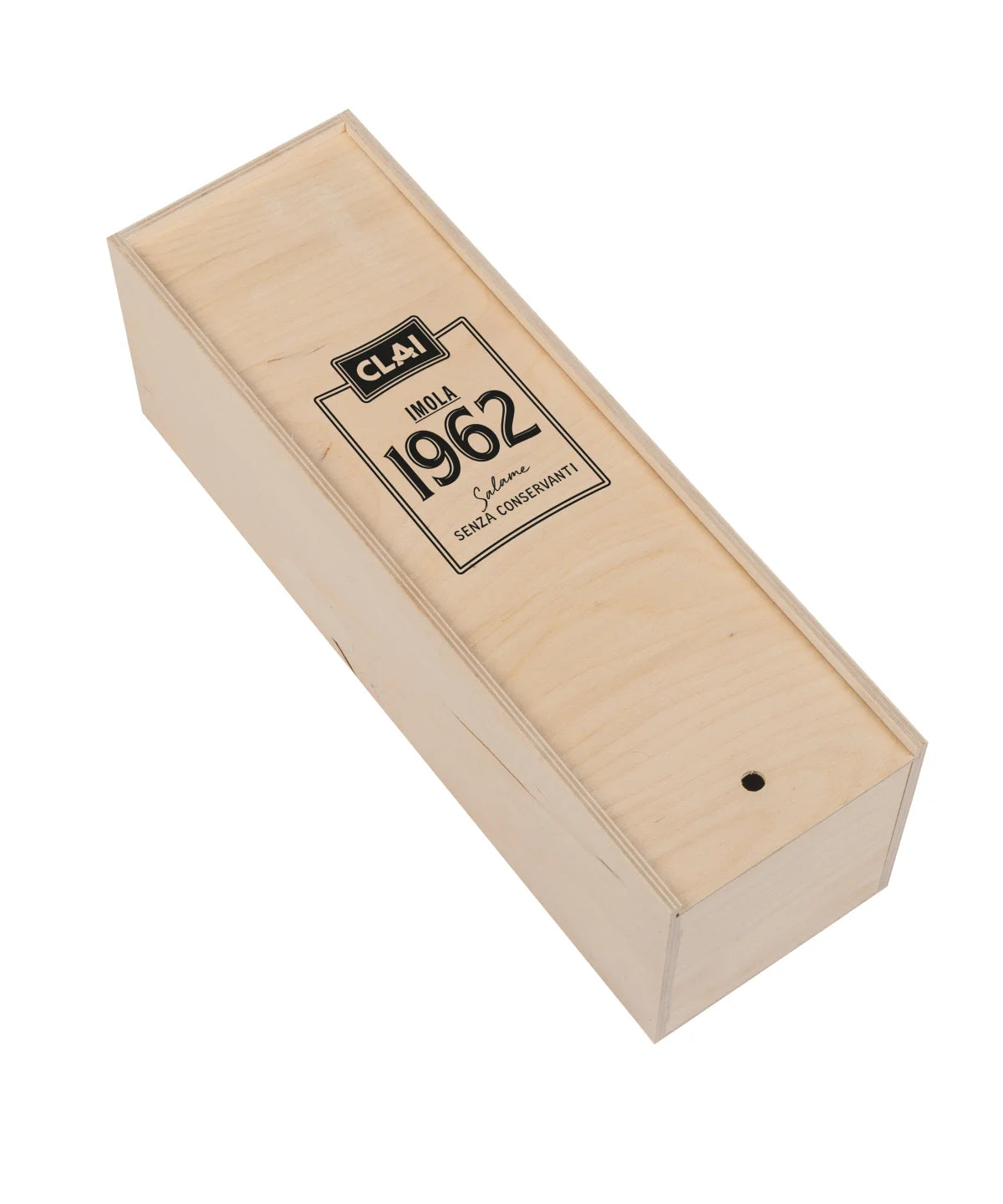 clai-salame-imola-1962-sans-conservateurs-coffret-cadeau-bois-avec-couteau-et-ta image 2