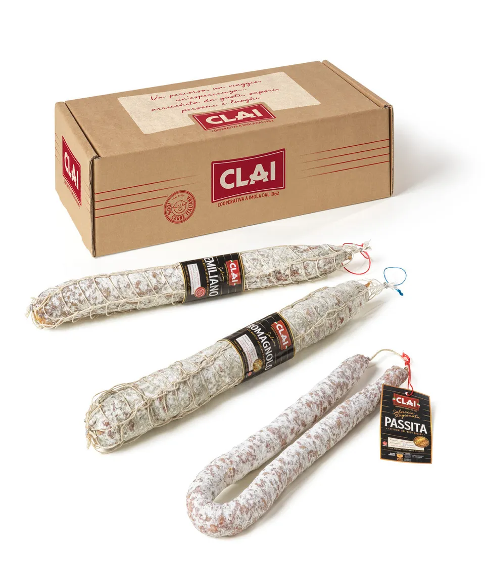clai-emilia-e-romagna-coffret-salumi-salame-contadino image 1