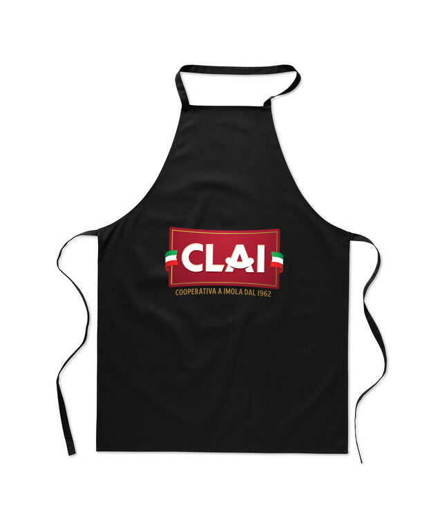 clai-parannanza-nera-tablier-de-cuisine-coton-noir-unisexe-taille-unique image 1